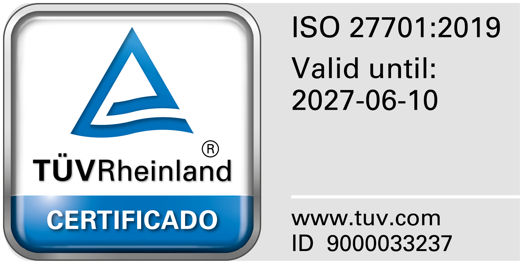 TUVR - Certificado